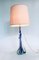 Mid-Century Glass Droplet Table Lamp from Val Saint Lambert, Belgium, 1950s, Image 9
