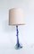 Mid-Century Glass Droplet Table Lamp from Val Saint Lambert, Belgium, 1950s 1