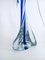 Mid-Century Droplet Tischlampe aus Glas von Val Saint Lambert, Belgien, 1950er 4