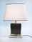 Hollywood Regency Style Gold Square Table Lamp, 1970s 8