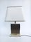 Hollywood Regency Style Gold Square Table Lamp, 1970s, Image 7