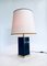 Hollywood Regency Style Black & Gold Square Table Lamp, 1970s 5