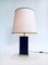 Hollywood Regency Style Black & Gold Square Table Lamp, 1970s 9
