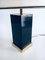 Hollywood Regency Style Black & Gold Square Table Lamp, 1970s, Image 3