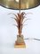 Hollywood Regency Stil Palmier Tischlampe von Boulanger SA, Belgien, 1970er 3