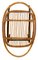 Mid-Century Rattan Invalidovna Housing Project Stool by Alan Fuchs for ULUV, Prague 6