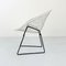 Schwarz-weißer Diamond Chair von Harry Bertoia für Knoll, 1960er 3