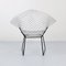 Black & White Diamond Chair by Harry Bertoia for Knoll, 1960s 4