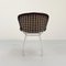 Wire Dining Chair in Leather by Harry Bertoia for Knoll Inc. / Knoll International, 1970s 6