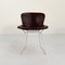 Wire Dining Chair in Leather by Harry Bertoia for Knoll Inc. / Knoll International, 1970s, Image 1