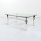 Postmodern Black & White Coffee Table in Metal, 1980s 1