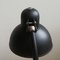 Lampe de Bureau 6556 Industrielle Bauhaus en Acier Noir par Christian Dell pour Kaiser Idell 9