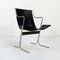 Chaise Cigno en Cuir par Ross Littell & Douglas Kelly pour ICF De Padova, 1960s 3