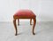 Tabouret Art Déco avec Coussin Rose 5