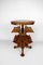 Japonaiserie Pedestal Table with Shelves Attributed to Gabriel Viardot, 1880s 2
