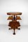 Japonaiserie Pedestal Table with Shelves Attributed to Gabriel Viardot, 1880s 1