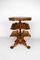 Japonaiserie Pedestal Table with Shelves Attributed to Gabriel Viardot, 1880s 4
