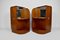 Art Deco Mahogany Nightstands, France, 1930s, Set of 2 1