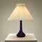 Blue Glass Table Lamp by Lisbeth Brams for Kastrup 1