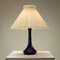 Blue Glass Table Lamp by Lisbeth Brams for Kastrup 3