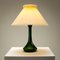 Green Glass Table Lamp by Lisbeth Brams for Kastrup, Image 2