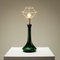 Grüne Glas Tischlampe von Lisbeth Brams für Kastrup 8