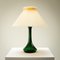 Green Glass Table Lamp by Lisbeth Brams for Kastrup 1