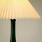 Lampe de Bureau en Verre Vert par Lisbeth Brams pour Kastrup 3