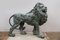 Sculptures de Lion Taille Réelle en Bronze, Set de 2 22