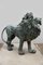 Life-Sized Bronze Lion Sculptures, Set of 2 10