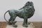 Sculptures de Lion Taille Réelle en Bronze, Set de 2 11