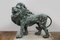 Sculptures de Lion Taille Réelle en Bronze, Set de 2 16