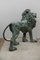 Lebensgroße Löwenskulpturen aus Bronze, 2er Set 24