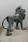 Life-Sized Bronze Lion Sculptures, Set of 2 24