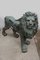 Esculturas de león de bronce de tamaño natural. Juego de 2, Imagen 19