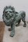Life-Sized Bronze Lion Sculptures, Set of 2 6