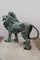 Sculptures de Lion Taille Réelle en Bronze, Set de 2 15
