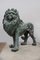 Esculturas de león de bronce de tamaño natural. Juego de 2, Imagen 5
