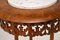 Antique Victorian Walnut and Marble Side Table 8