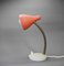 Coral Bedside Lamp with Gooseneck, Germany, 1950s 1
