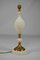 Neoclassical Lamp in White Alabaster and Bronze, Italy, 1950s, Image 3