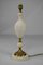 Neoclassical Lamp in White Alabaster and Bronze, Italy, 1950s 2