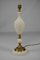 Neoclassical Lamp in White Alabaster and Bronze, Italy, 1950s, Image 1