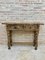 Early 20th Century Spanish Console Table with 2 Drawers and Turned Legs 2