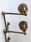Articulated Brass Wall Lamps or Reading Lights, Germany, 1970s, Set of 2 11