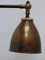 Articulated Brass Wall Lamps or Reading Lights, Germany, 1970s, Set of 2 14