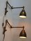 Articulated Brass Wall Lamps or Reading Lights, Germany, 1970s, Set of 2 8