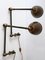 Articulated Brass Wall Lamps or Reading Lights, Germany, 1970s, Set of 2, Image 10