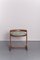 Antique Limed Oak Stool with Beatrice Larkin Upholstered Seat in Geometric Wool 5