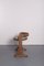 Antique Limed Oak Stool with Beatrice Larkin Upholstered Seat in Geometric Wool 2